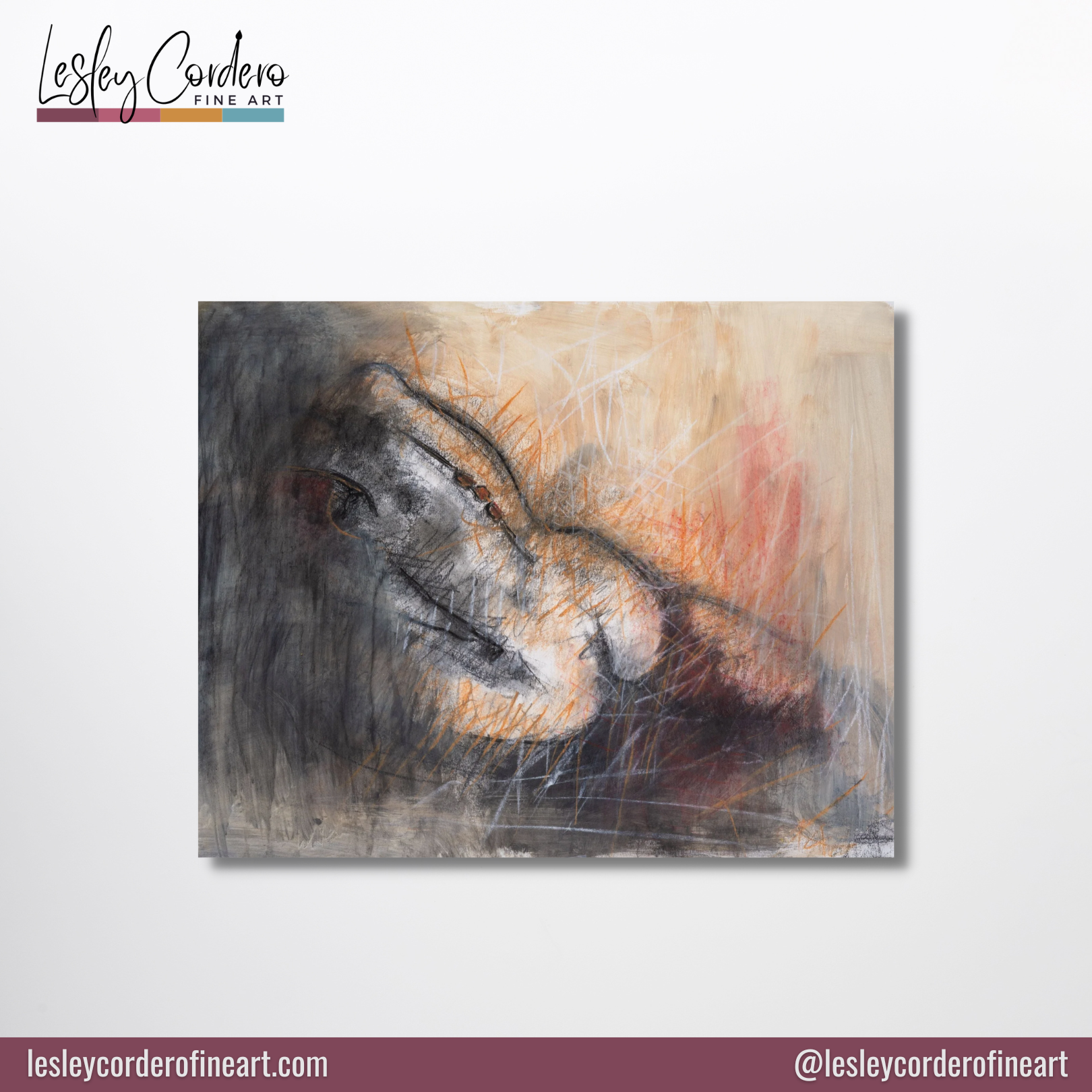 Abstract Figure print available in various sizes and sent unframed so you can select your preferred frame.